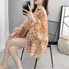 Loose plaid shirt PL20339