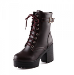 Winter plus velvet thick heel Martin boots PL20434