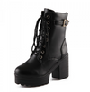 Winter plus velvet thick heel Martin boots PL20434