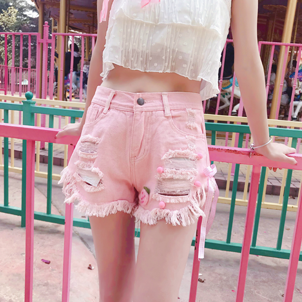 Kawaii pink shorts PL10335