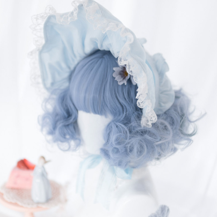 Blueberry mixed color wig PL20711