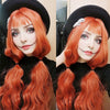 Cute orange curly hair wig  PL20590