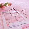 College style literary flat glasses PL21258