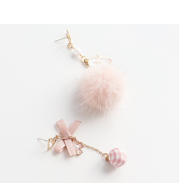 Cute Rabbit/Sakura Earrings PL50441