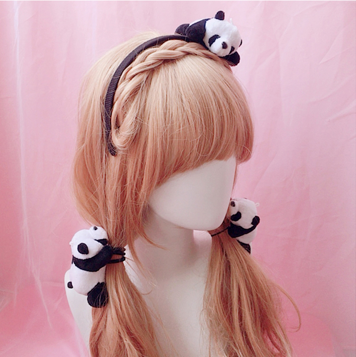 Cute panda hair accessory PL50476