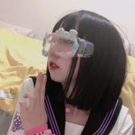 Cute lolita glasses PL50568