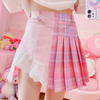 Cute pink pleated skirt PL50782