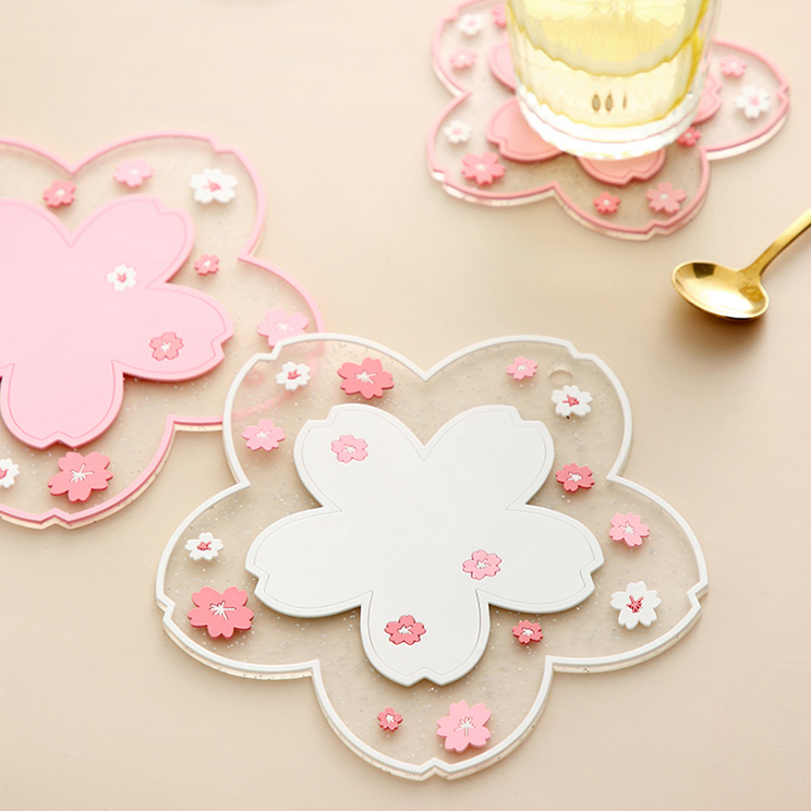 Cherry blossom anti-scalding coaster PL50824