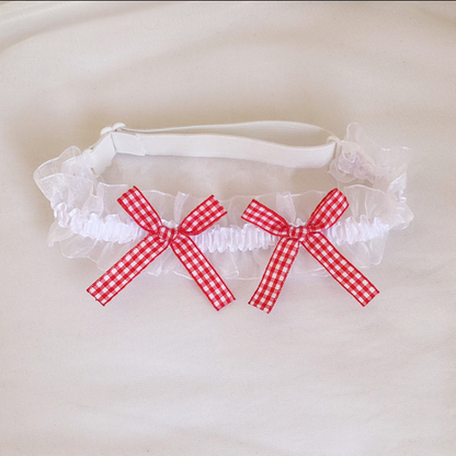 Bowknot Lace Stocking Clip PL50971