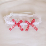 Bowknot Lace Stocking Clip PL50971