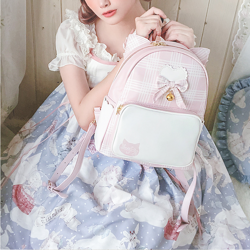 Cute cat ear backpack PL50987