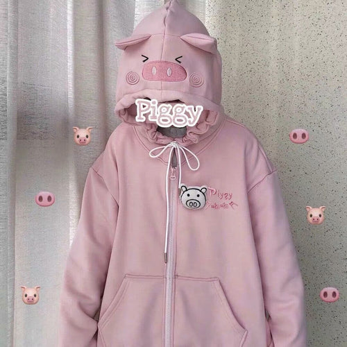 Pink piggy coat PL51022