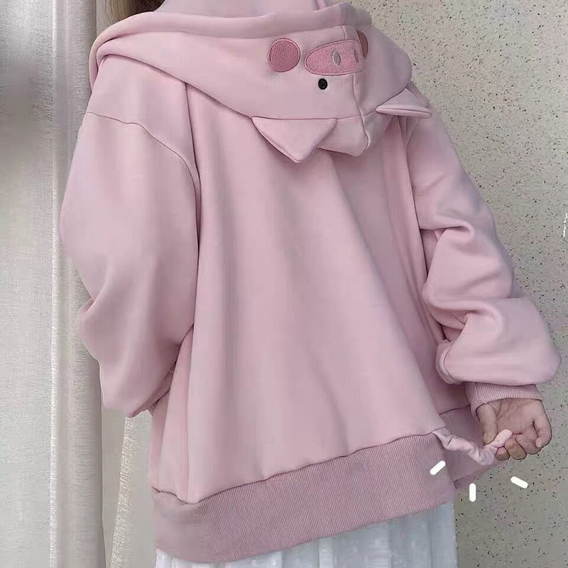 Pink piggy coat PL51022