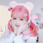 Pink Lolita Short Curly Hair Wig PL51382