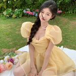 Yellow Bow Dress  PL52668