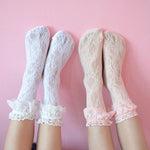 Lolita lace openwork socks (two pairs) PL20251