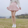 Lolita high waist plaid skirt  PL20510