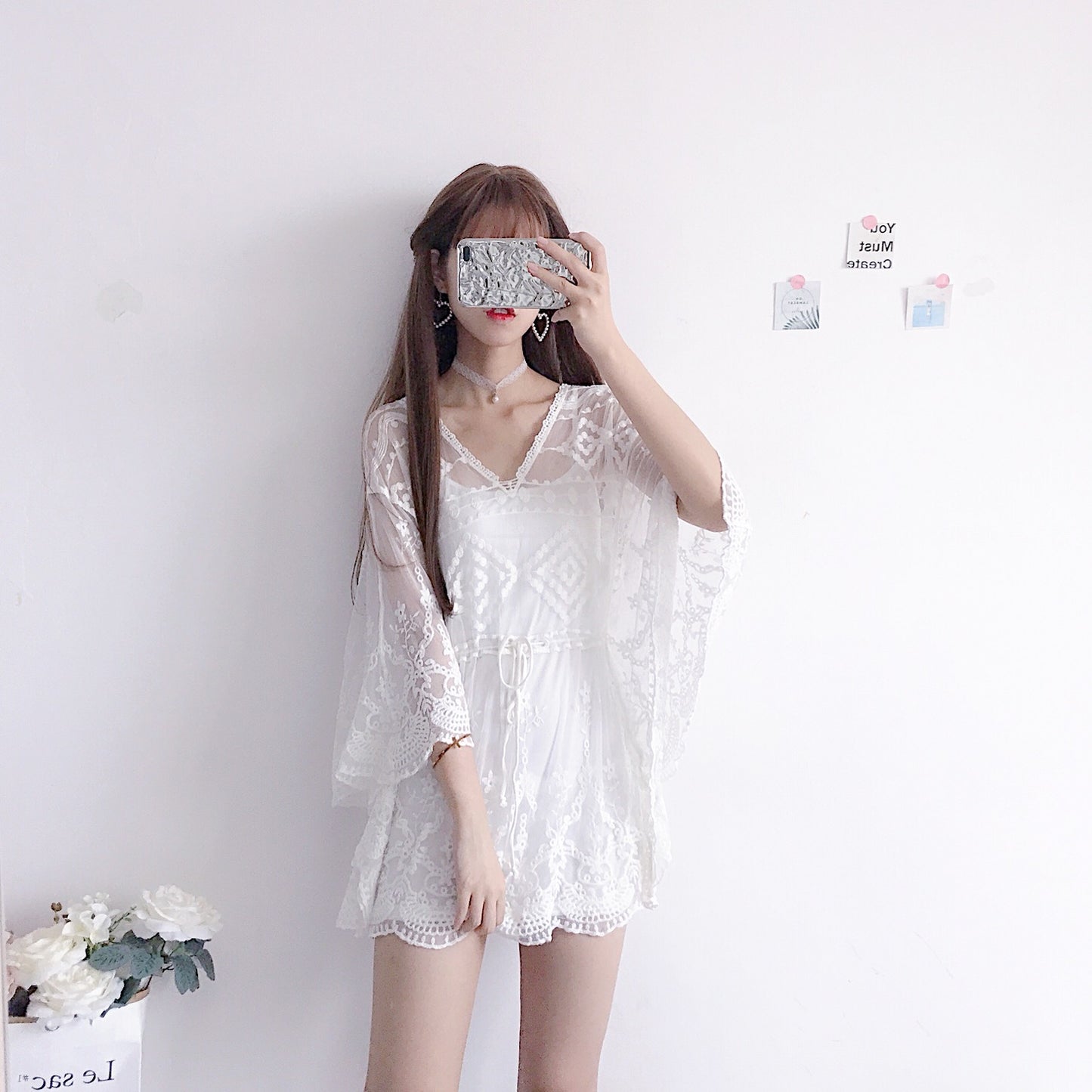 Chiffon bottoming shirt PL51198