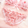 Strawberry Plaid Girl Underwear Set PL10257