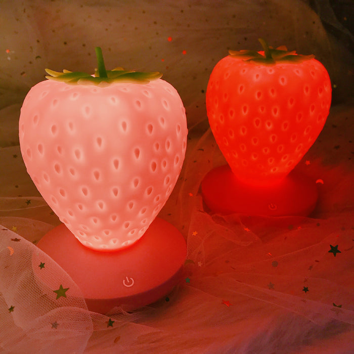 cute strawberry night light PL50680