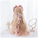 Lolita apricot pink gradient wig PL20259