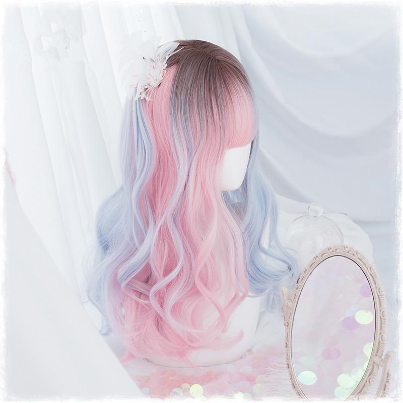 Lolita Blue Pink Gradient  Wig PL20261