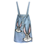 Cute rabbit suspender dress PL50263