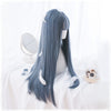 Lolita gray-blue wig PL20282