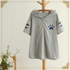 Lolita cat short-sleeved T-shirt   PL20113