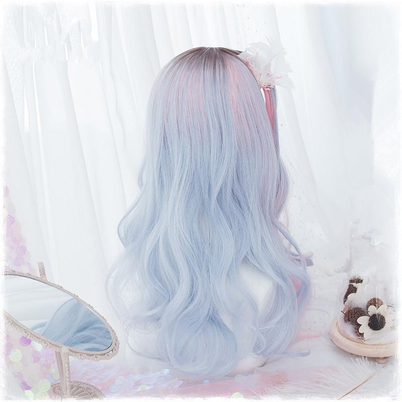 Lolita Blue Pink Gradient  Wig PL20261