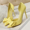 Bow stilettos PL51866