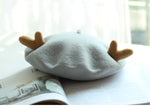 Wool antler beret PL10195