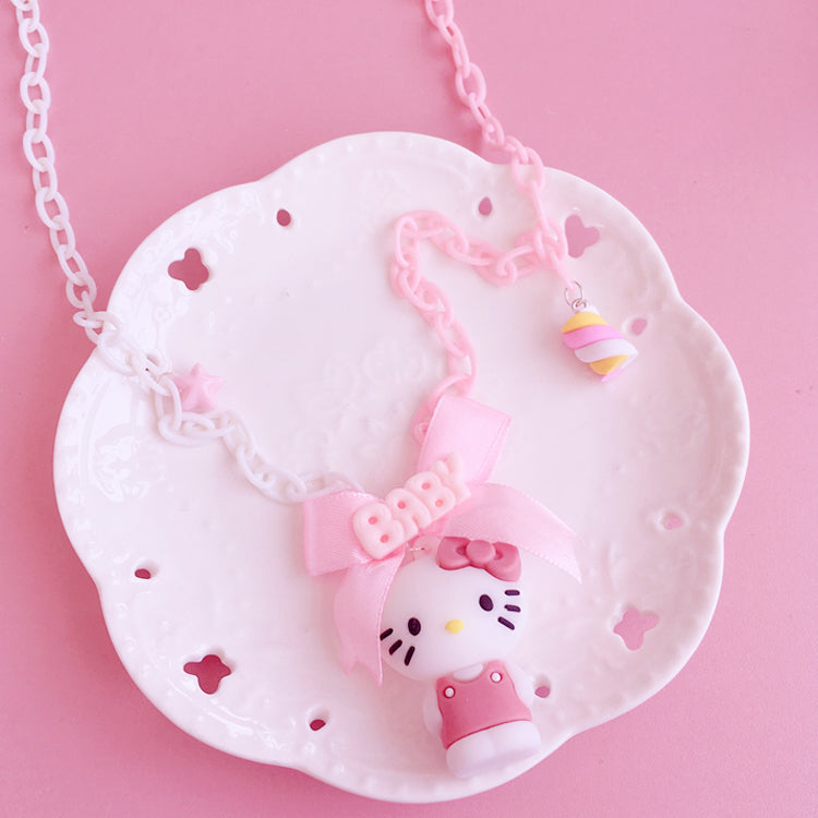 Cute Cartoon Long Necklace PL52564