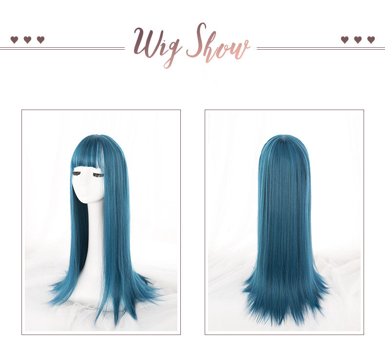 lolita blue wig  PL52608