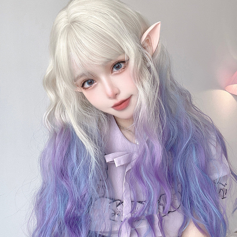 lolita gradient long curly wig PL52417