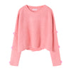 Pink Cropped Sweater PL52480